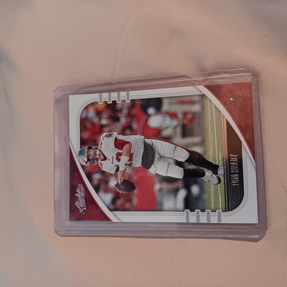Panini Football Trading Card - Red and White